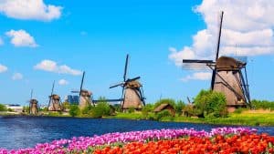 Het weer in Kinderdijk, Nederland in augustus 2015