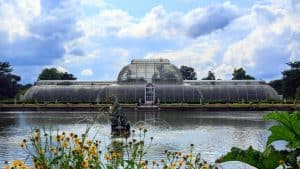 Het weer in Kew Gardens, Engeland in oktober 2018