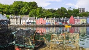 Het weer in Mull, Schotland in maart 2017