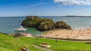 Het weer in Pembrokeshire, Wales in oktober 2014