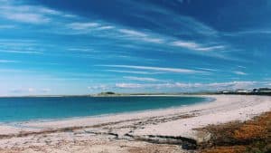 Het weer in Tiree, Schotland in augustus 2019