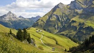 Het weer in Vorarlberg, Oostenrijk in augustus 2018