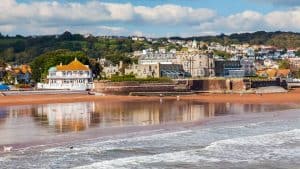 Het weer in Paignton, Engeland in augustus 2019