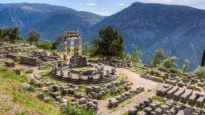 Het weer in Delphi, Griekenland in februari 2022