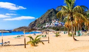 Las Teresitas strand op Tenerife