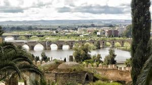 Het weer in Badajoz, Spanje in februari 2014