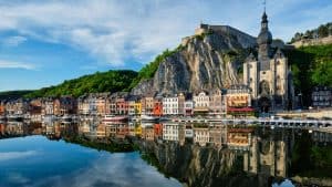 Het weer in Dinant, België in januari 2019