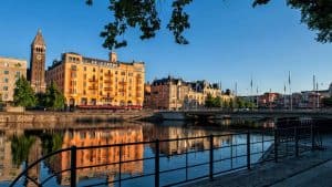 Het weer in Norrköping, Zweden in augustus 2018