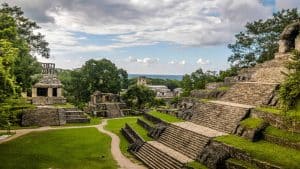 Het klimaat van Palenque, Mexico