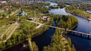 Het weer in Skellefteå, Zweden in juli 2014