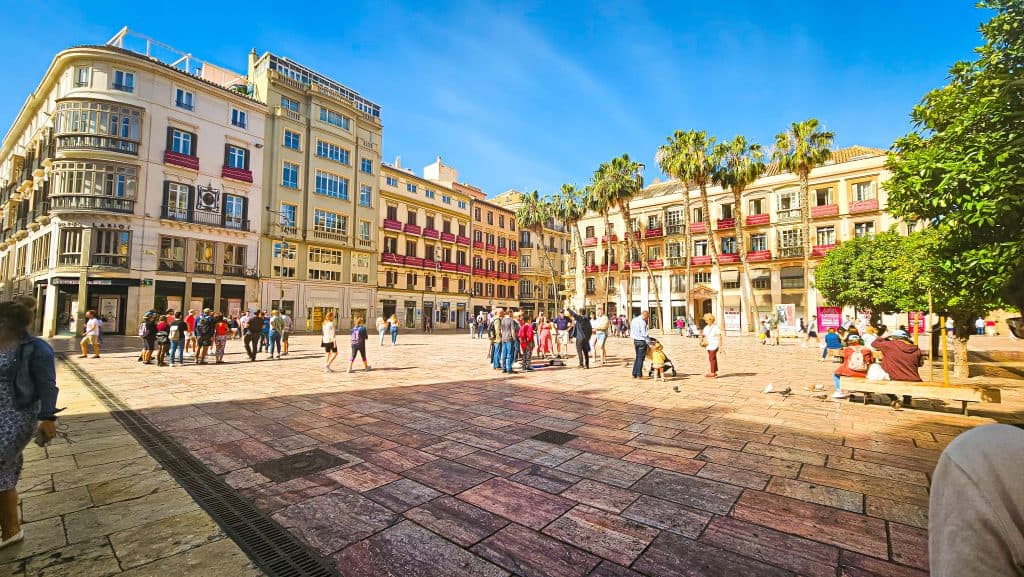 Plaza de la Constitución in Málaga