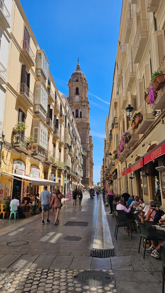 Winkelstraat in Málaga